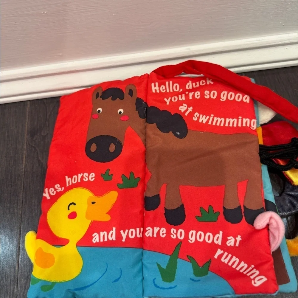 Farm Tails Colorful Farm Animal Soft Book for Babies/Kids